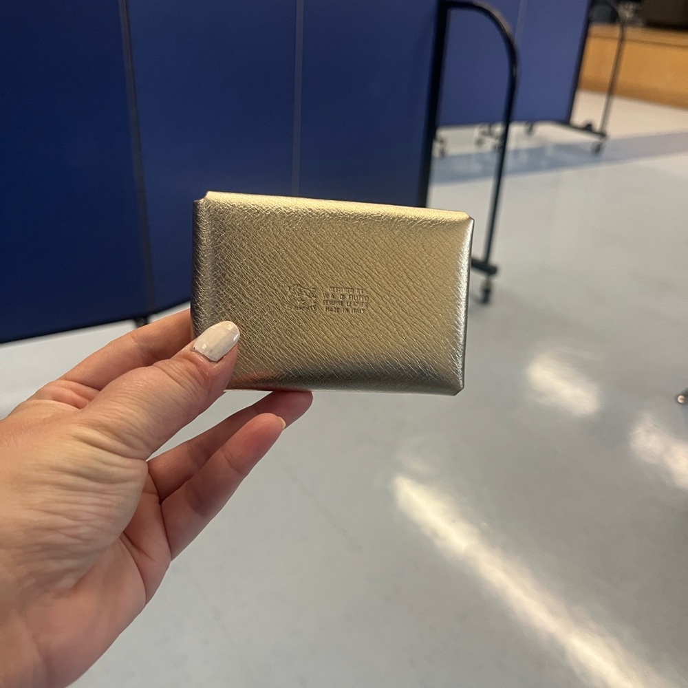 Gold Women's Card Holder by - Picture 4 of 4